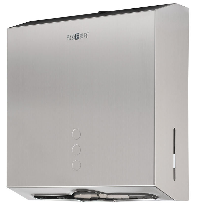 Изображение товара Диспенсер для бумажных полотенец Nofer 04006 из нержавеющей стали Испания