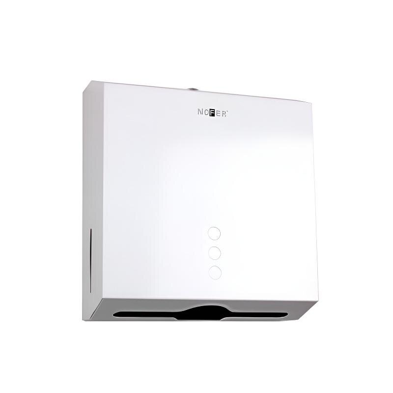 Изображение товара Диспенсер Nofer 04006.W 30 см, из нержавеющей стали, для бумажных полотенец, белая