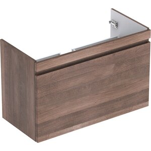 Изображение товара Тумба под раковину Geberit Renova Plan 869103000, 92,6 см, подвесная, цвет дуб