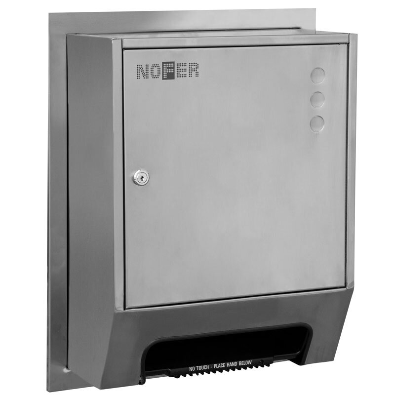Изображение товара Диспенсер Nofer для рулонной бумаги, автоматический, матовая поверхность, 04035.REC.S Изображение товара Диспенсер Nofer для рулонной бумаги, автоматический, матовая поверхность, 04035.REC.S