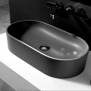 Изображение товара Раковина Flaminia Pass PS65ATGRA 65х35 см графит накладная дизайнерская