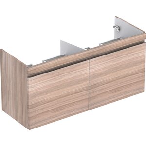 Изображение товара Тумба под сдвоенную раковину Geberit Renova Nr. 1 869132000, 122,6 см, подвесная, цвет светлый вяз