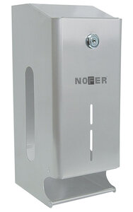 Изображение товара Диспенсер для туалетной бумаги из нержавеющей стали Nofer 05101, замок и ключ