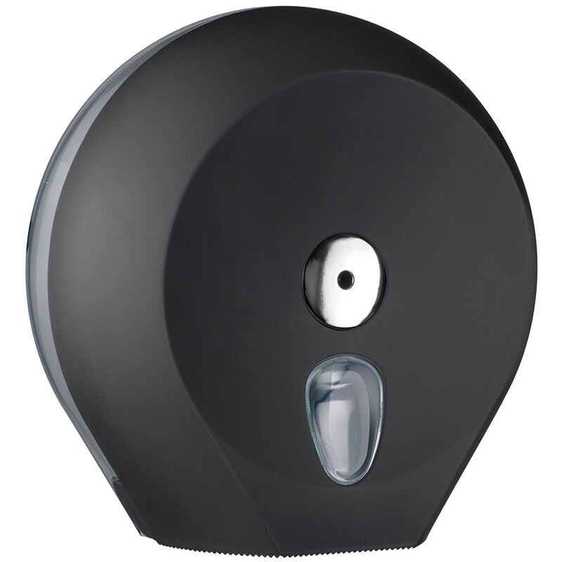 Изображение товара Диспенсер для туалетной бумаги Nofer Black малый с антивандальным замком