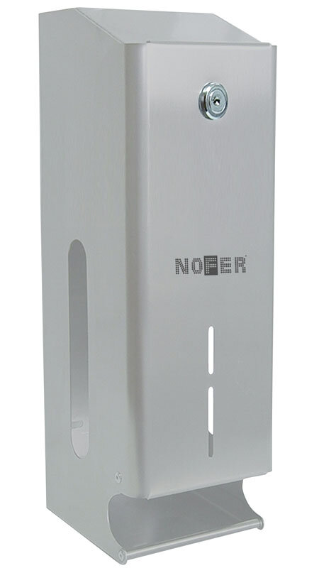 Изображение товара Диспенсер для туалетной бумаги Nofer 05102.W белый глянец/матовый