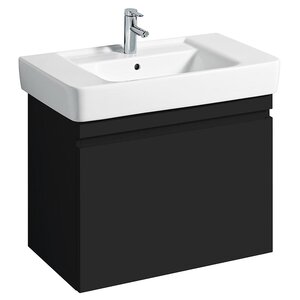 Изображение товара Тумба под раковину Geberit Renova Plan 869851000, 77,6 см, подвесная, темно-серая матовая