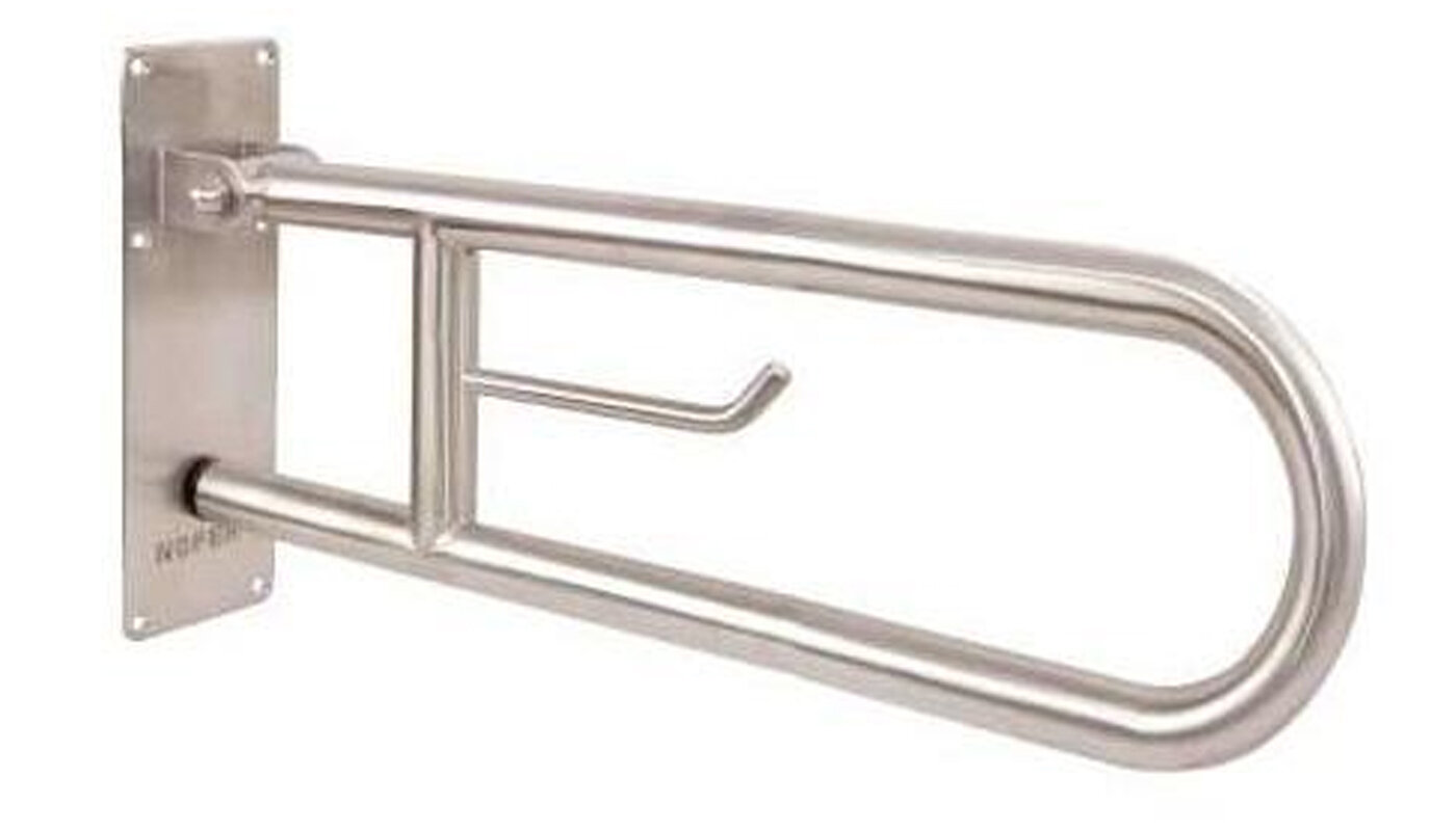 Изображение товара Поручень полукруглый для людей с ограниченными возможностями 850мм