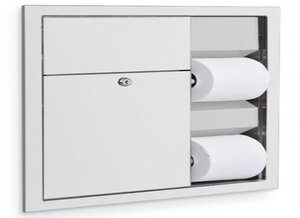 Изображение товара Встраиваемая установка Nofer с диспенсерами и баком для мусора