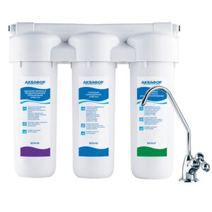 Изображение товара Водоочиститель Аквафор Трио Fe для комплексной очистки воды 7 000 литров