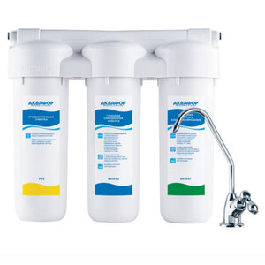 Изображение товара Водоочиститель Аквафор Трио Норма - Проточный фильтр для воды