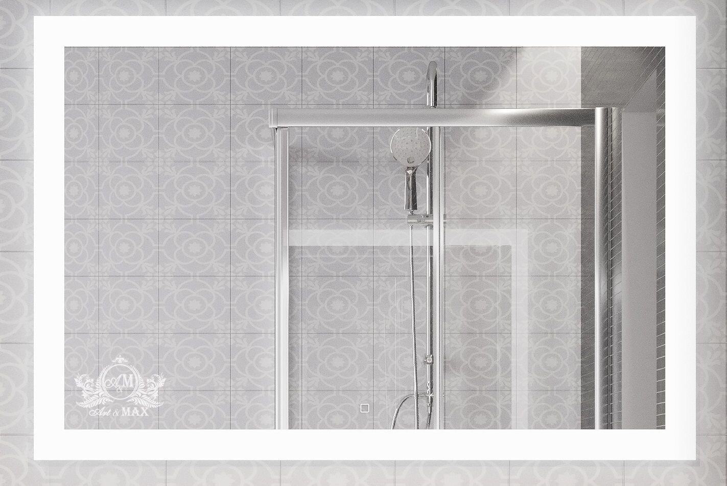 Изображение товара Зеркало Art&Max Soli AM-Sol-1200-800-DS-F-H с подсветкой антизапотевание 120x80 см