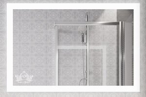 Изображение товара Зеркало Art&Max Soli AM-Sol-1200-800-DS-F-H 120 x 80 см с подсветкой, диммер, антизапотевание