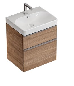 Изображение товара Тумба под раковину Geberit Smyle Square, 60 см, цвет орех пекан, 500.352.JR.1