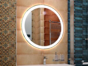 Изображение товара Зеркало Art&Max Bolzano AM-Boz-645-DS-F 64.5 x 64.5 см с подсветкой, диммер