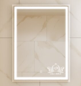Изображение товара Зеркало Art&Max Monza AM-Mon-600-800-DS-F 60 x 80 см с подсветкой, диммер