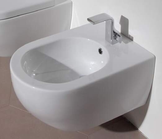 Изображение товара Биде подвесное Flaminia AP218 белое глянцевое, фаянс PREMIUM