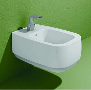 Изображение товара Подвесное белое биде Flaminia Flag FG218 с одной отверстий под смеситель