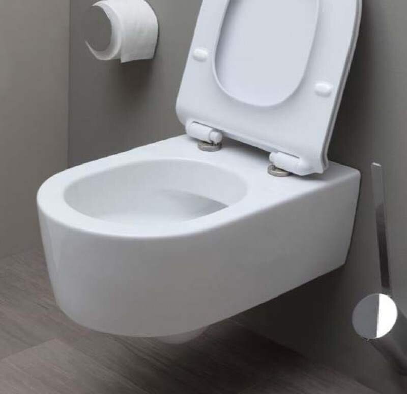 Изображение товара Подвесной унитаз Flaminia Link 5051/WCG безободковый с микролифтом белый