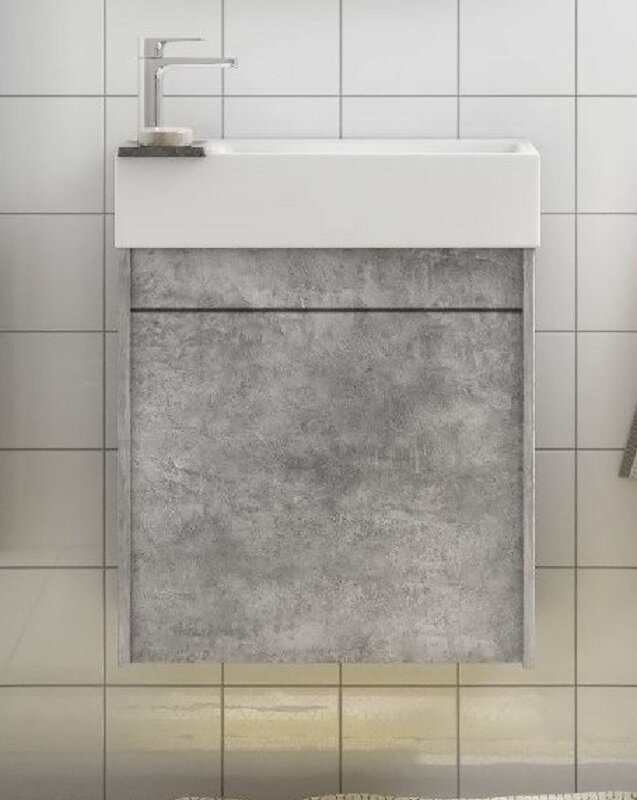 Изображение товара Тумба под раковину Art&Max Family-400-1D-SO-CV, серый