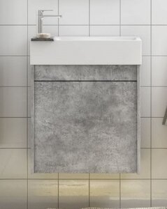 Изображение товара Тумба под раковину Art&Max Family-400-1D-SO-CV, серый