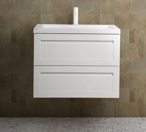 Изображение товара Тумба под раковину Art&Max AM-Platino-580-2C-SO-BM, 58 см подвесная, белый матовый