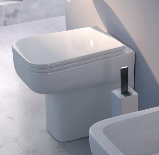 Изображение товара Унитаз приставной Flaminia Como CM117 с вертикальным сливом, белый