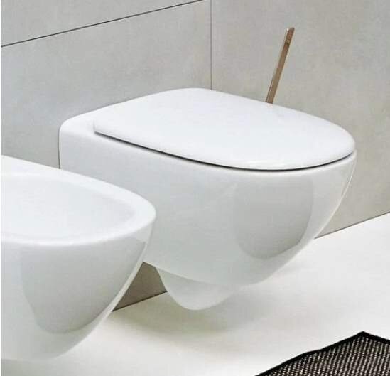 Изображение товара Подвесной унитаз Flaminia Spin 5085G белый с функцией биде и быстросъемным сиденьем