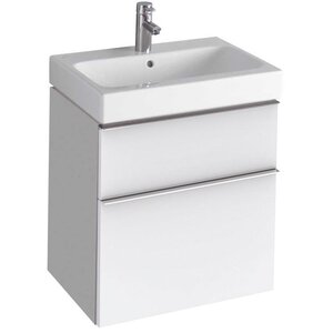 Изображение товара Тумба под раковину Geberit iCon 840360000, 60 см, подвесная, цвет белый глянец