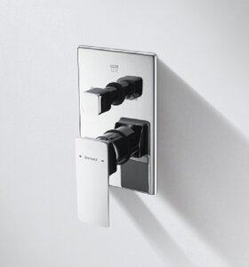 Изображение товара Смеситель встраиваемый в стену Bravat Phillis P69195C-ENG функции 3, хром