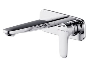 Изображение товара Смеситель (внешняя часть) Bravat Source P8173218CP-ENG встраиваемый настенный для раковины, хром