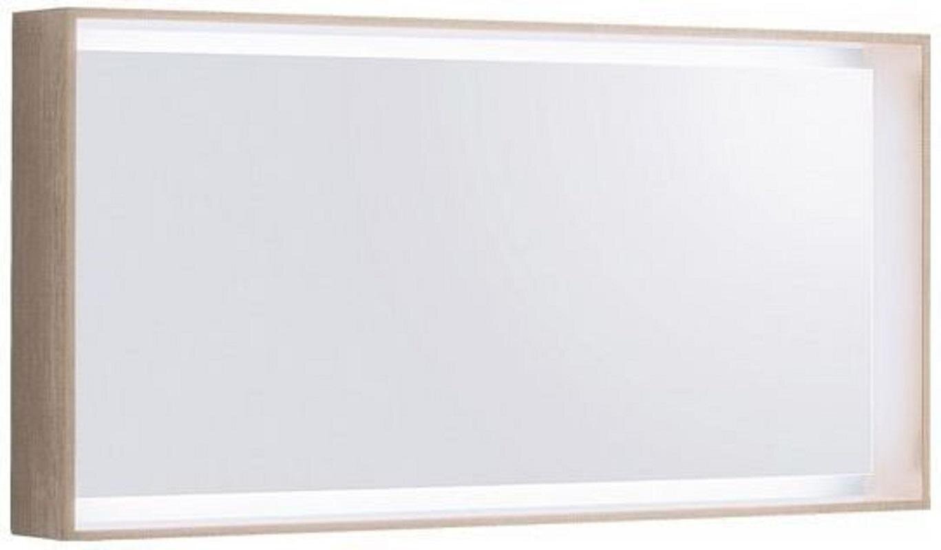 Изображение товара Зеркало Geberit Citterio 500.570.JI.1, 120 см, с LED подсветкой, цвет рамы светлый дуб Изображение товара Зеркало Geberit Citterio 500.570.JI.1, 120 см, с LED подсветкой, цвет рамы светлый дуб
