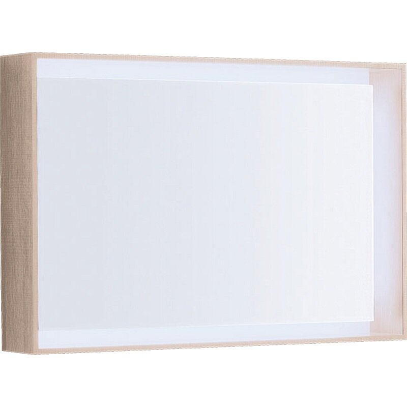 Изображение товара Зеркало Geberit Citterio 500.572.JI.1, 90 см, с LED подсветкой, цвет рамы светлый дуб Изображение товара Зеркало Geberit Citterio 500.572.JI.1, 90 см, с LED подсветкой, цвет рамы светлый дуб