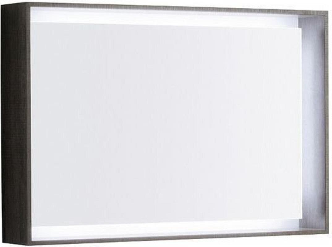 Изображение товара Зеркало Geberit Citterio 500.572.JJ.1, 90 см, с LED подсветкой, цвет рамы темный дуб Изображение товара Зеркало Geberit Citterio 500.572.JJ.1, 90 см, с LED подсветкой, цвет рамы темный дуб