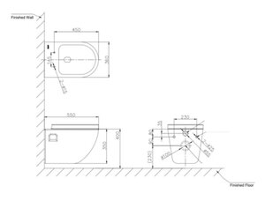Изображение товара Подвесной унитаз Bravat Gina C2190UW-ENG сиденье с микролифтом, белый