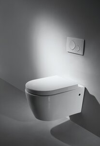 Изображение товара Подвесной унитаз Bravat Gina C2190UW-ENG сиденье с микролифтом, белый