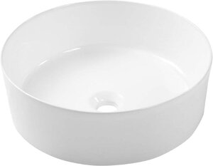 Изображение товара Раковина Bravat Affability C22284W-ENG 42 x 42 x 14.6 см накладная, круглая, белый