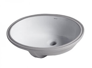 Изображение товара Раковина Bravat C22102W-ENG 55 x 41 x 20 см встраиваемая, овальная, белый