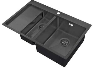 Изображение товара Мойка Zorg PVD 5178-2-L/R GRAFIT