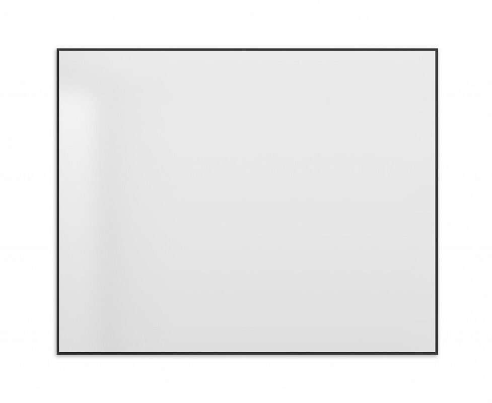 Изображение товара Зеркало BelBagno SPC-AL-1000-800 Nero черное, подвесное, 100х80 см