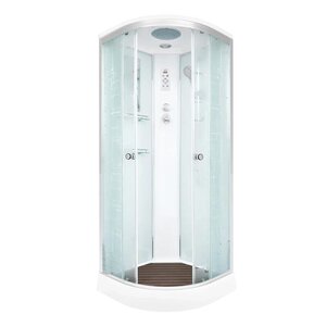 Изображение товара Душевая кабина Dto EM1590 с электрикой 90x90 стильная и функциональная