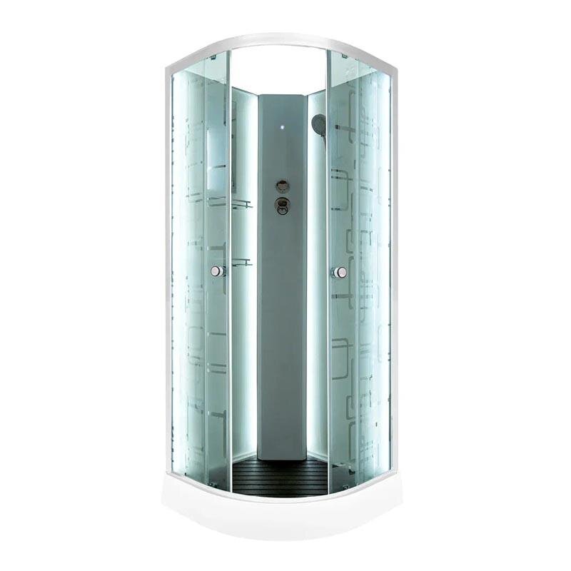 Изображение товара Душевая кабина Dto EM1590 N LED без крыши 90x90 Изображение товара Душевая кабина Dto EM1590 N LED без крыши 90x90