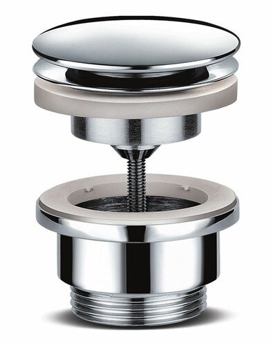 Изображение товара Донный клапан Paini 53CR945ETSR с автоматическим сливом и переливом хром