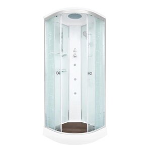 Изображение товара Душевая кабина Dto EM1510GM, 100 х 100 см, с крышей и гидромассажем