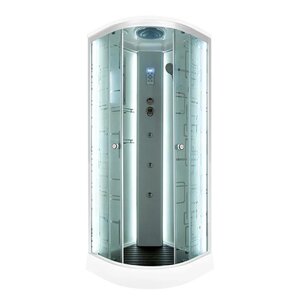 Изображение товара Душевая кабина Dto EM1510LED+GM, 100 х 100 см, с LED-подсветкой и гидромассажем
