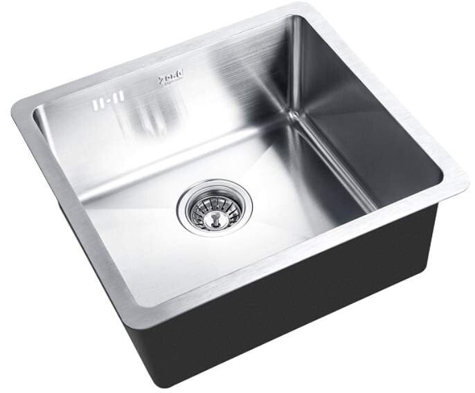 Изображение товара Мойка Zorg Inox HD 4844, 48 х 44 см, брашированная матовая нержавеющая сталь Изображение товара Мойка Zorg Inox HD 4844, 48 х 44 см, брашированная матовая нержавеющая сталь