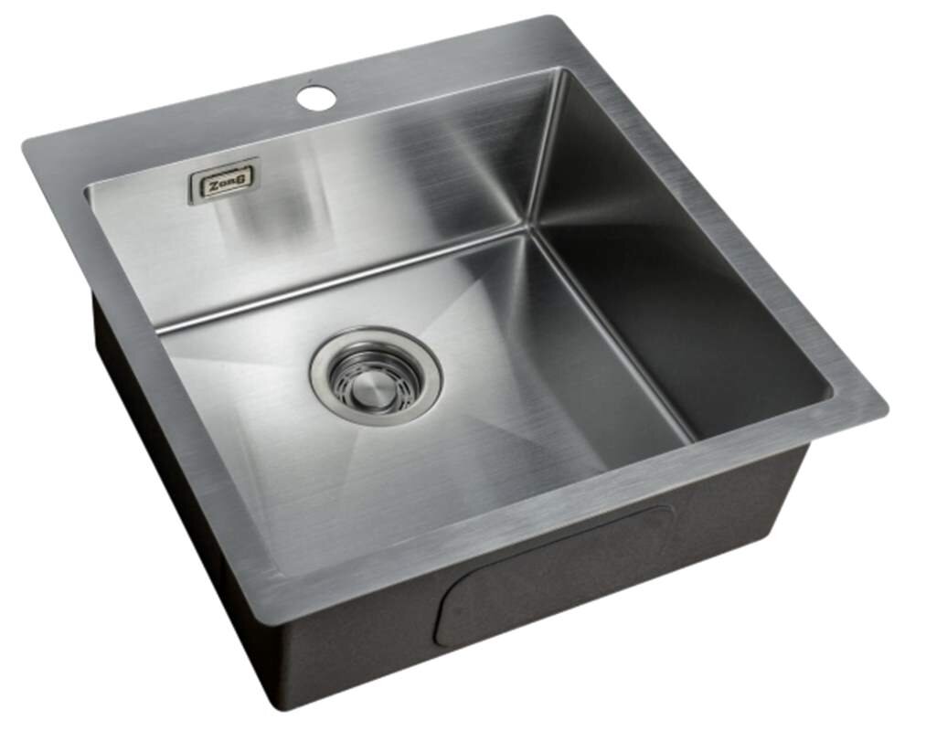 Изображение товара Мийка Zorg Light ZL R 510510 из нержавеющей стали 51х51 см с матовой поверхностью