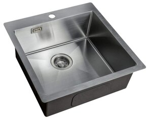 Изображение товара Мойка Zorg Light ZL R 510510, 51 х 51 см, брашированная матовая нержавеющая сталь