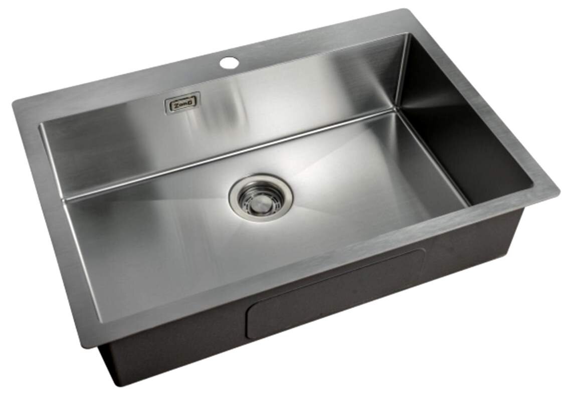 Изображение товара Кухонная мойка Zorg Light ZL R 750510 нержавеющая сталь 75х51 см матовая