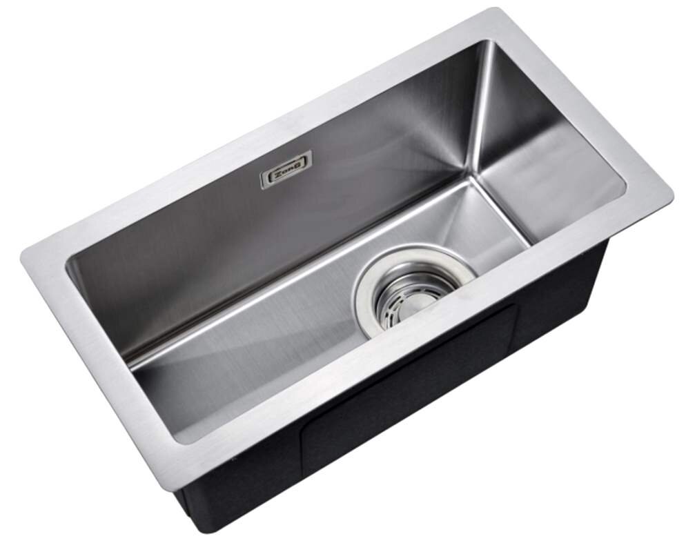 Изображение товара Мойка Zorg Light ZL R 230440, 23 х 44 см, брашированная матовая нержавеющая сталь