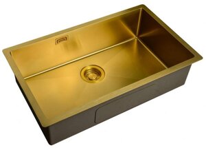 Изображение товара Кухонная мойка Zorg Light ZL R 740440 Bronze 74x44 см бронза с PVD покрытием